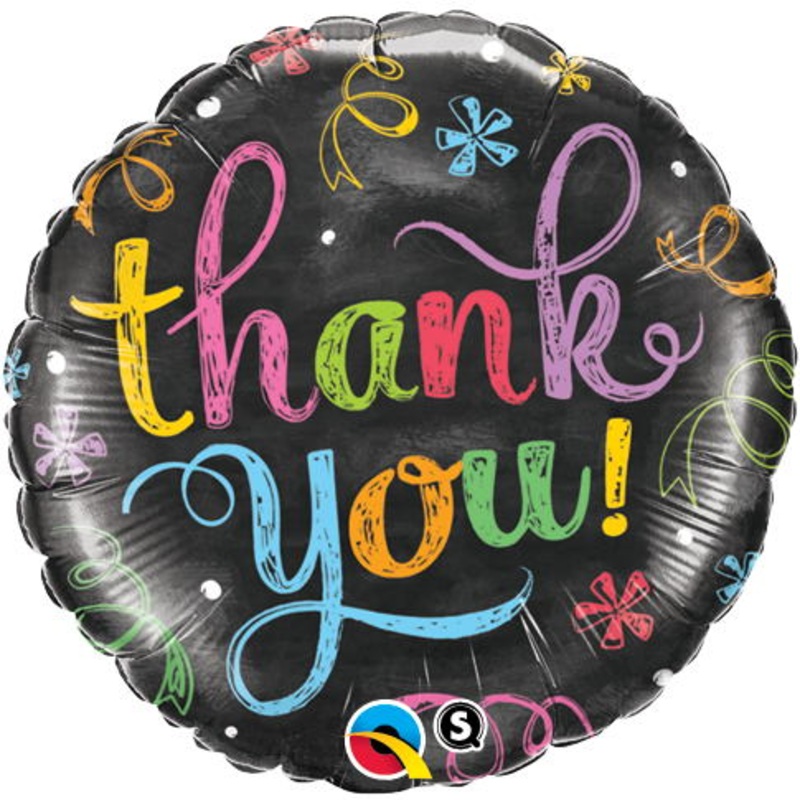 18" Thank You Chalkboard Balloon