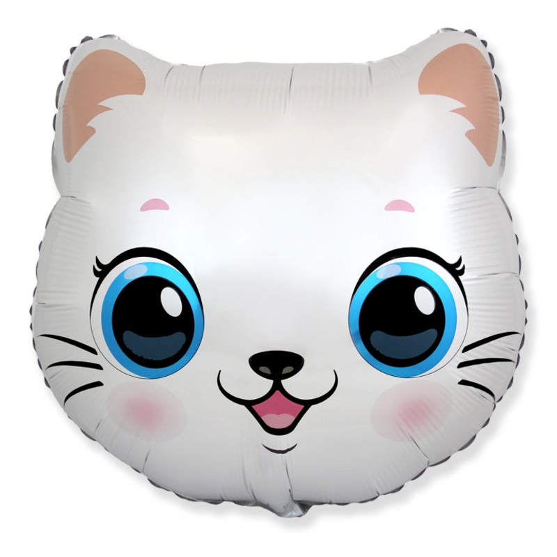 22" Cat Head Foil Balloon