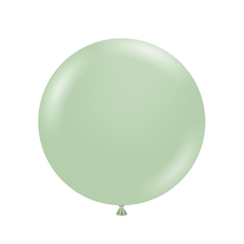 24" Meadow Pearl Eucalyptus Tuftex Latex Balloons Designer Balloons (3 Per Bag)