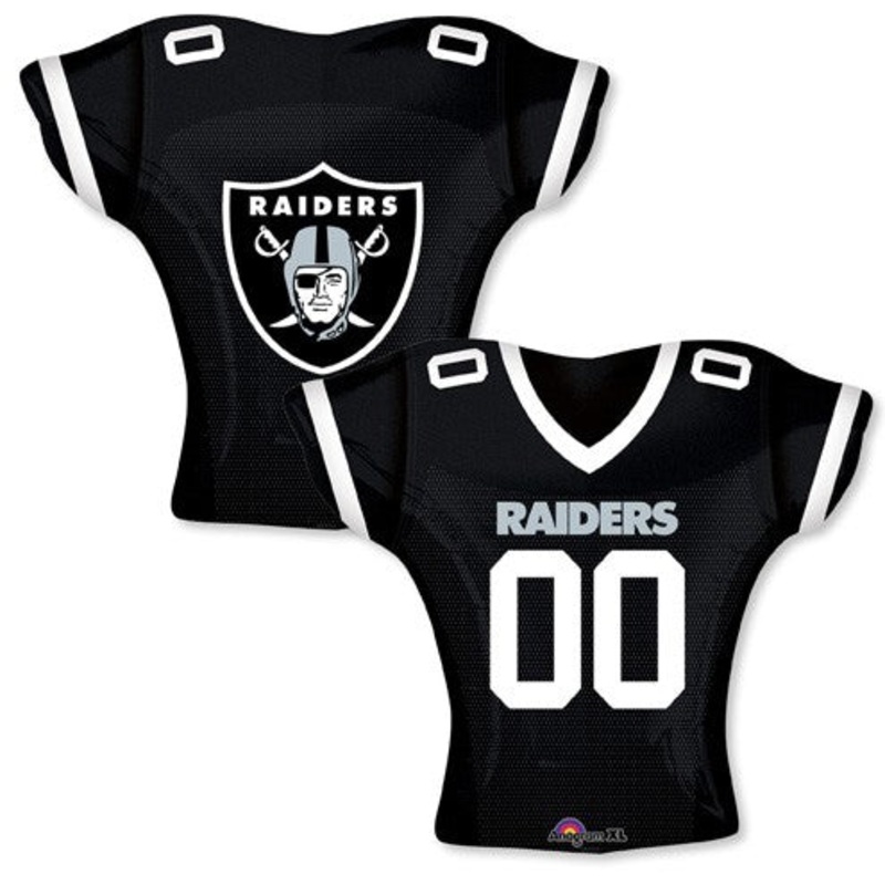 24" NFL Football Balloon Oakland Raiders Jersey