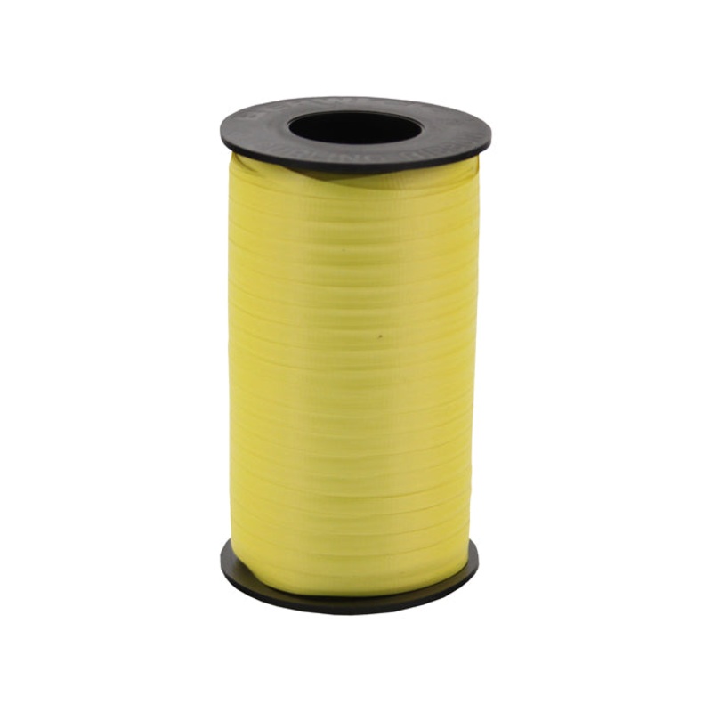 3/16" Poly Balloon Curling Ribbed Ribbon Dafodil