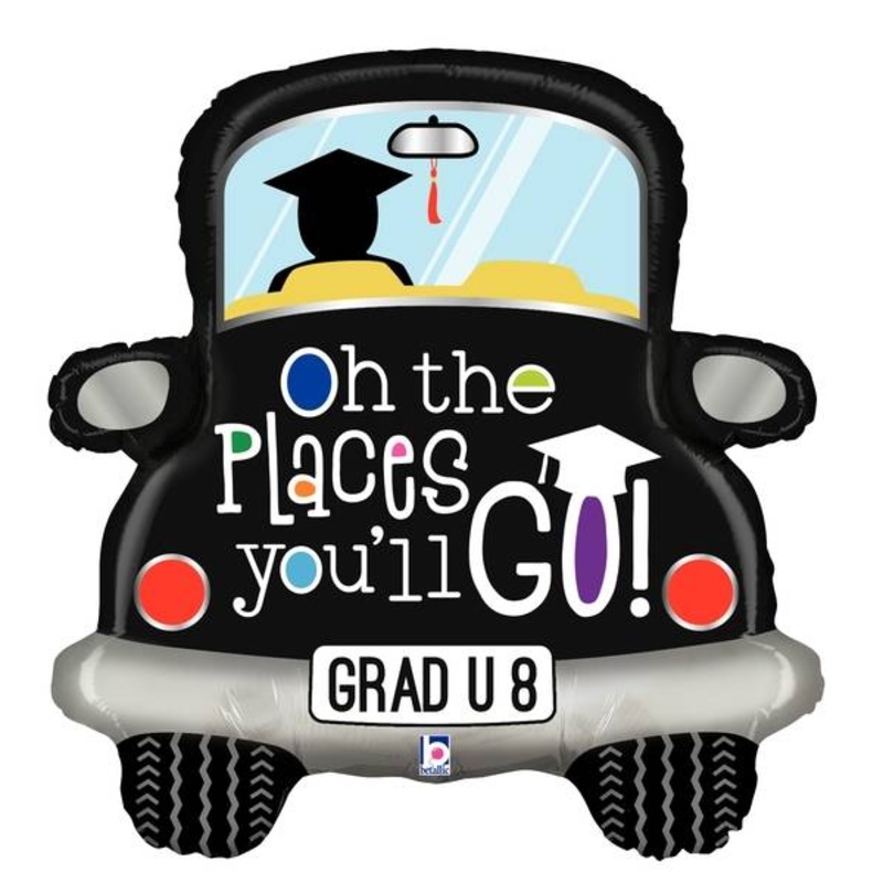 31" Foil Grad Car Foil Balloon