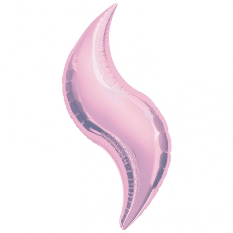 42" SuperShape Pastel Pink Curve Balloon