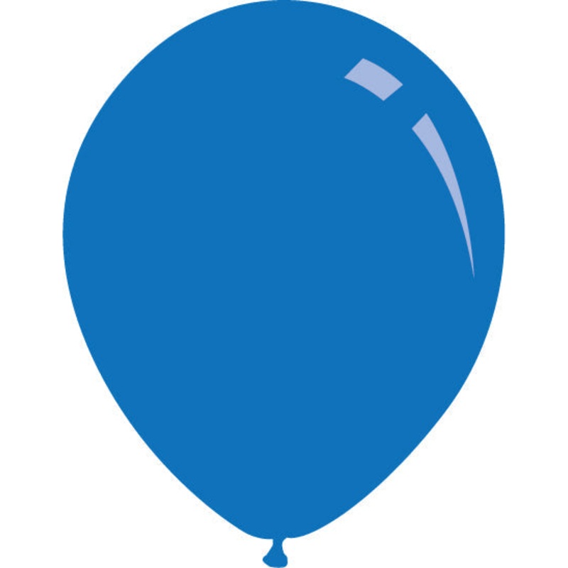 5" Metallic Blue Decomex Latex Balloons (100 Per Bag)