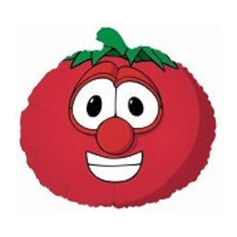 12" Airfill Only Bob the Tomato Veggietales Balloon
