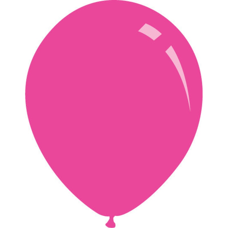 12" Deco Fuchsia Decomex Latex Balloons (100 Per Bag)
