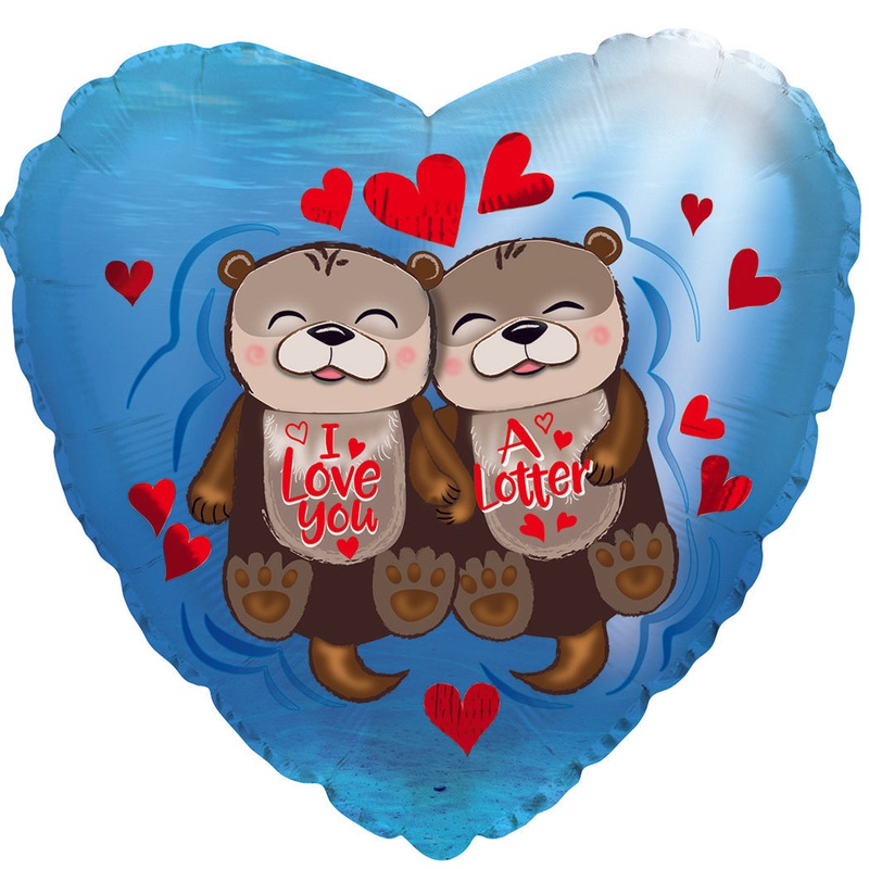 17" I Love You A-Lotter Foil Balloon