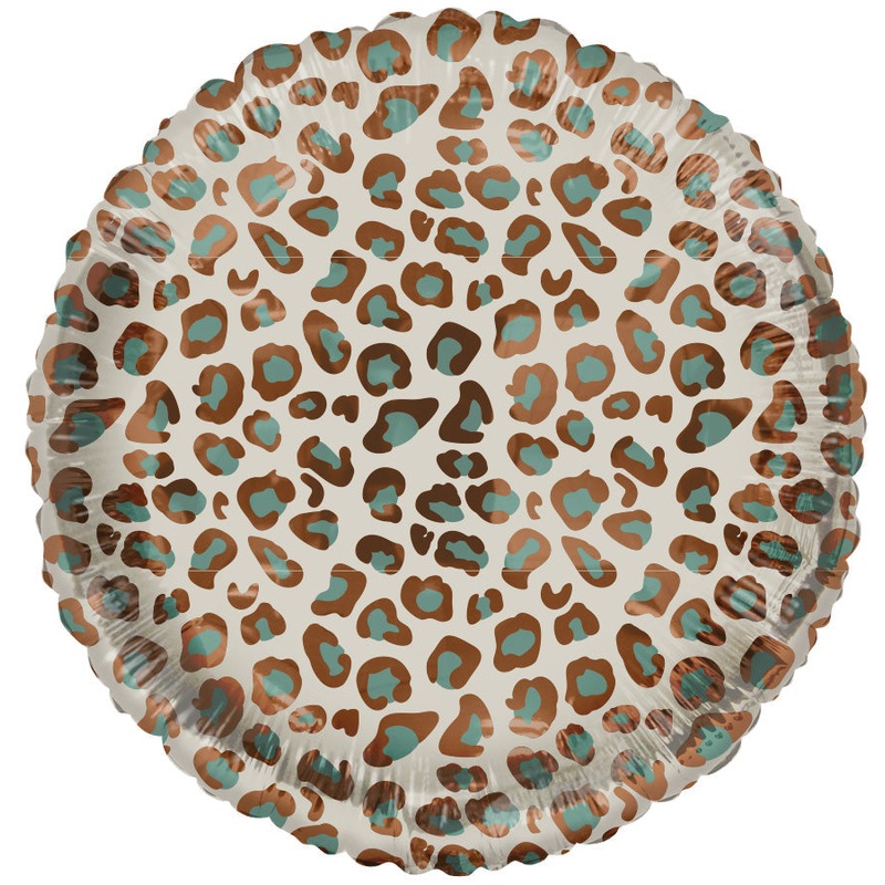 18" Catty Wild Leopard Foil Balloon Brand Tuftex Latex Balloons