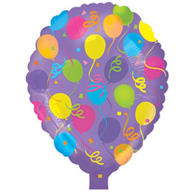 18" Generic Latex Shape Foil Foil Balloon