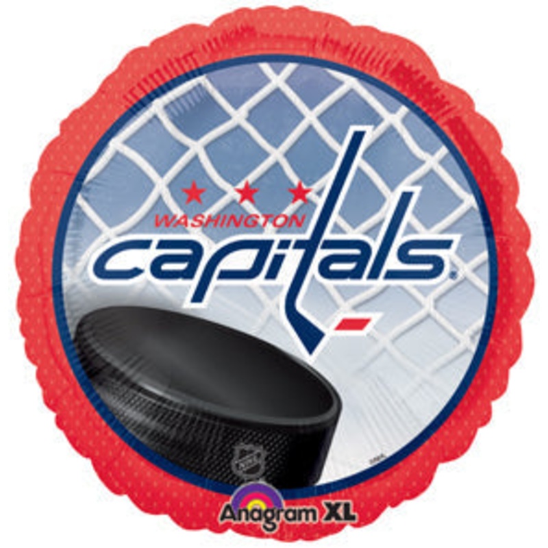 18" NHL Hockey Washington Capitals Mylar Balloon