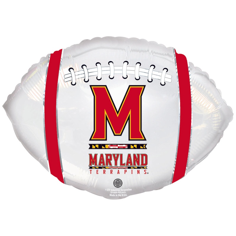 21" University Of Maryland Collegiate Football Balloon