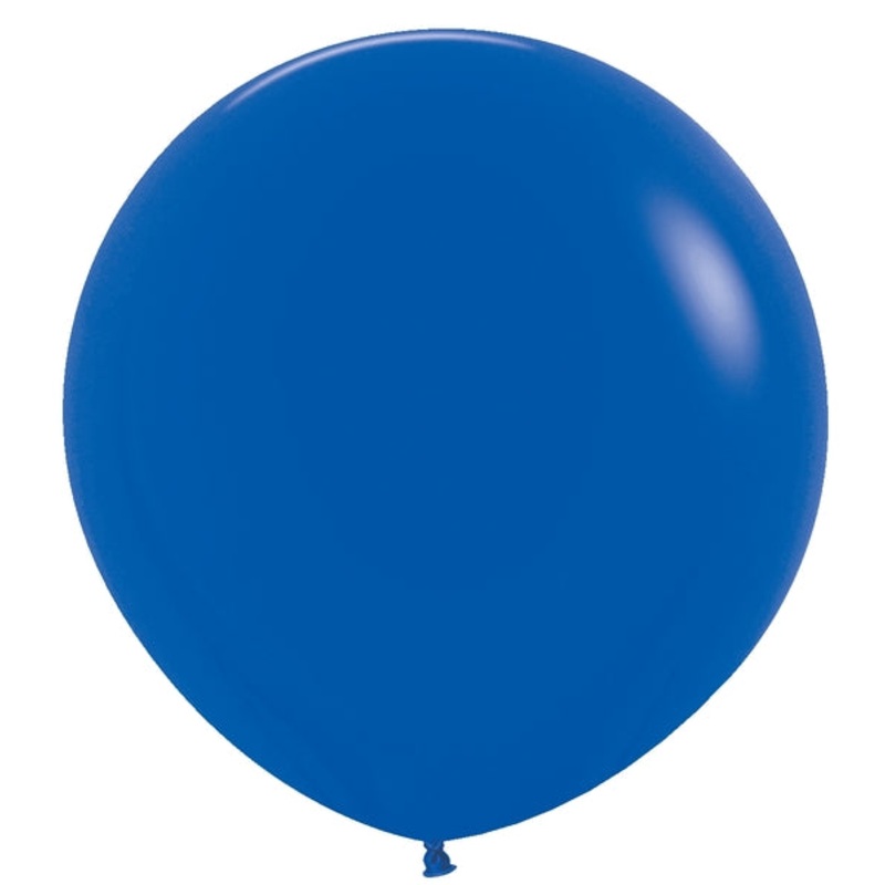 24" Latex Balloons (3 Per Bag) Fashion Royal Blue Sempertex
