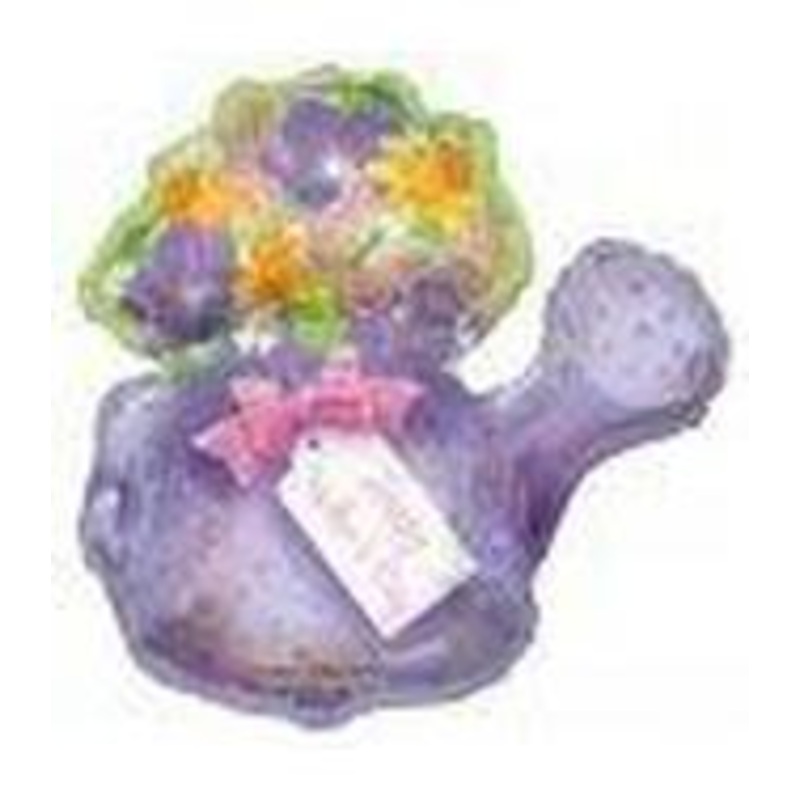 36" Watering Can & Bouquet Balloon