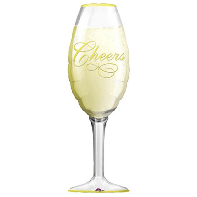 38" Jumbo Champagne Glass Balloon