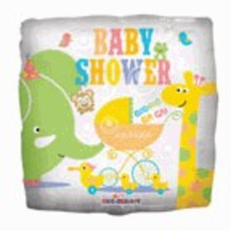 4" Airfill Only Baby Shower Animals Balloon