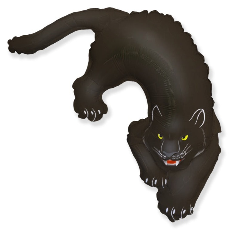 42" Dark Panther Foil Balloon