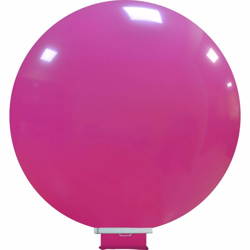 8 Foot (100") 6.5" Neck Opening Cattex Brand Standard Fuchsia Latex Balloons