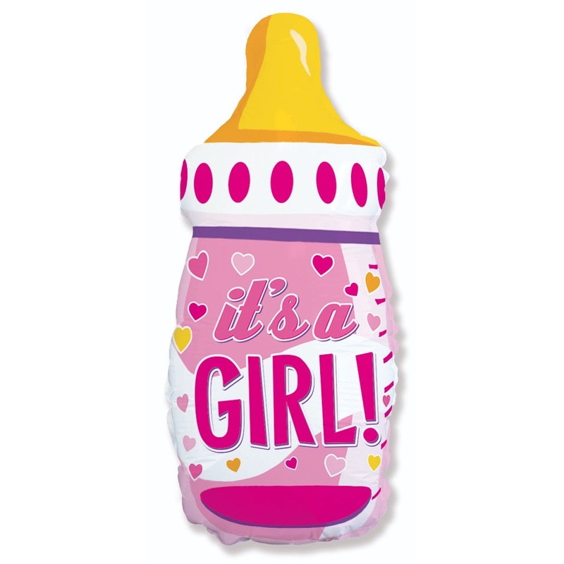 Bottle Girl Foil Balloon