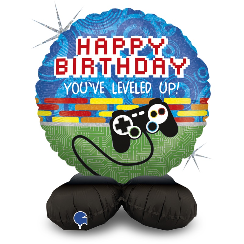 16" The Standups (Airfill Only) - Game Controller Birthday Foil Balloon