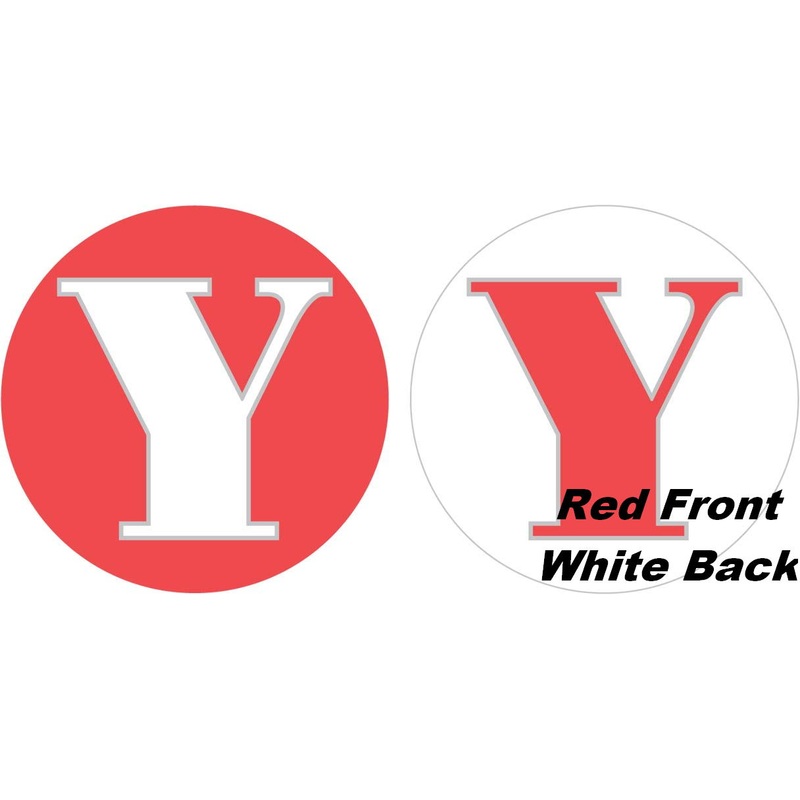 18" Classic Letter Balloon Letter "Y" Red/White