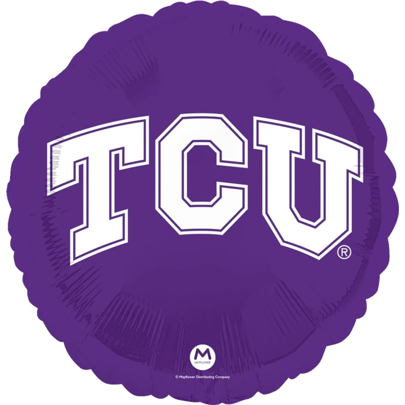 18" Collegiate TCU Foil Balloon