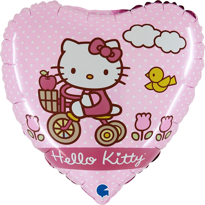 18" Hello Kitty Bike Foil Balloon