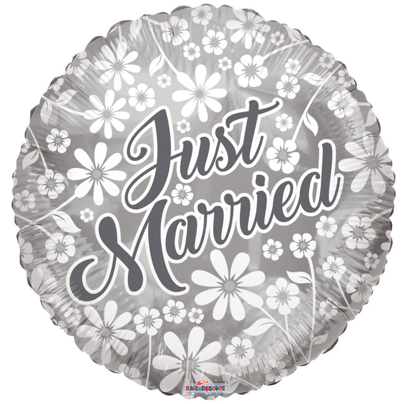 18" Just Married Balloon