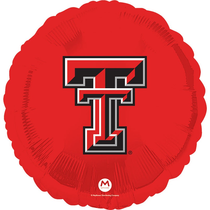 18" Texas Tech Foil Balloon