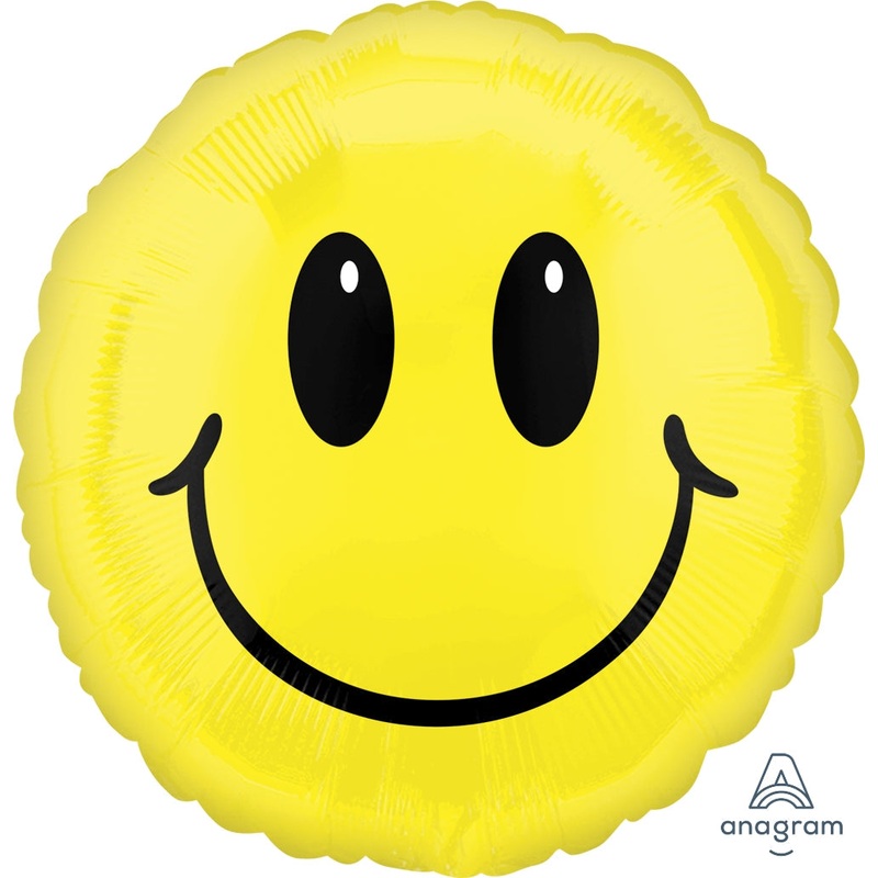 28" Jumbo Smiley Face Balloon