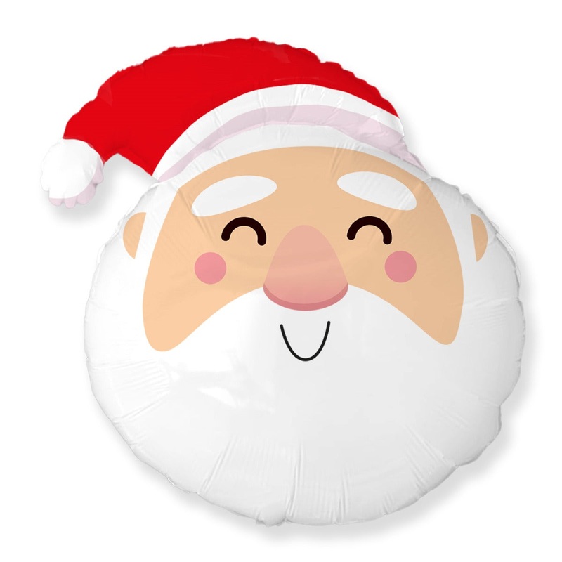 29" Santa Head Foil Balloon