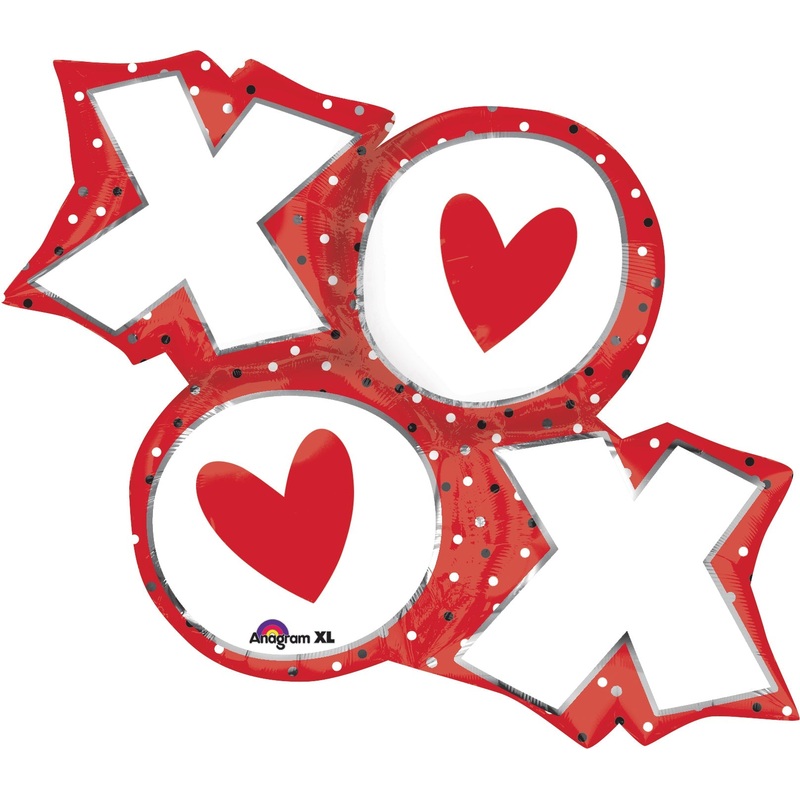 33" XO Dots Balloon