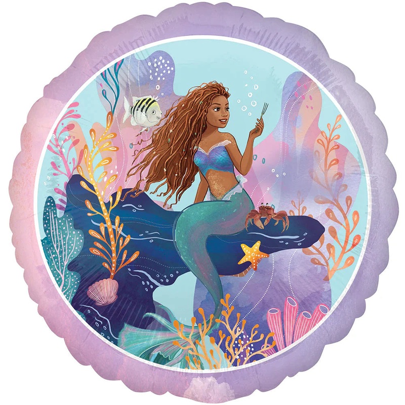 18" Little Mermaid Live Active Foil Balloon