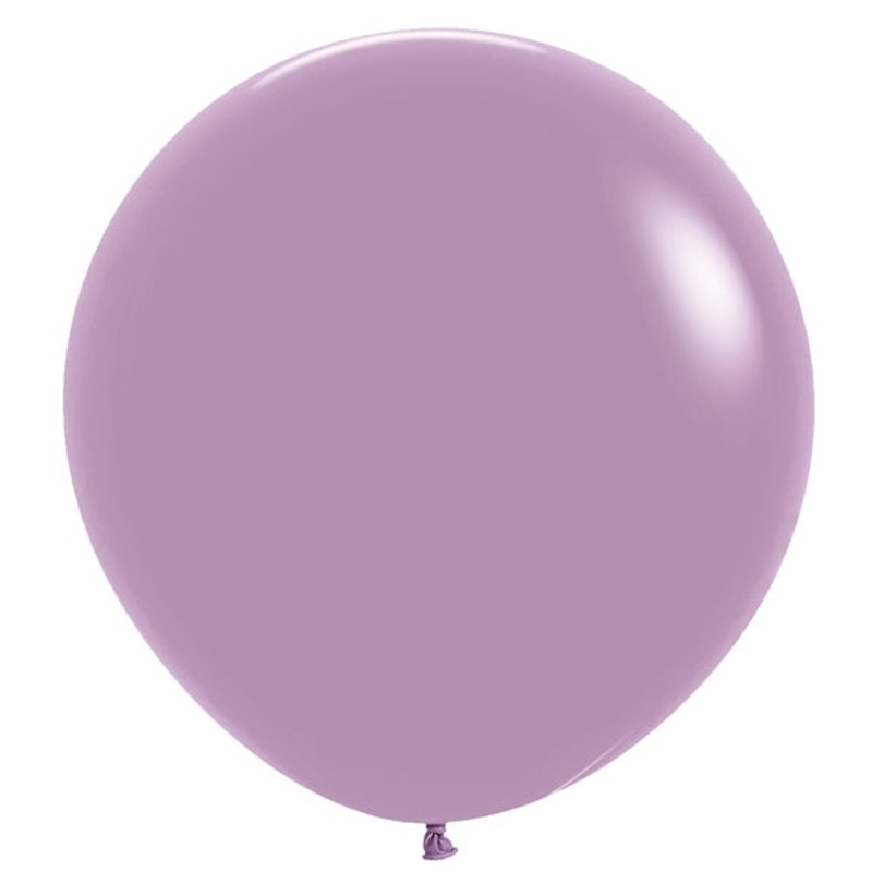 24" Sempertex Latex Balloons (10 Per Bag) Pastel Dusk Lavender
