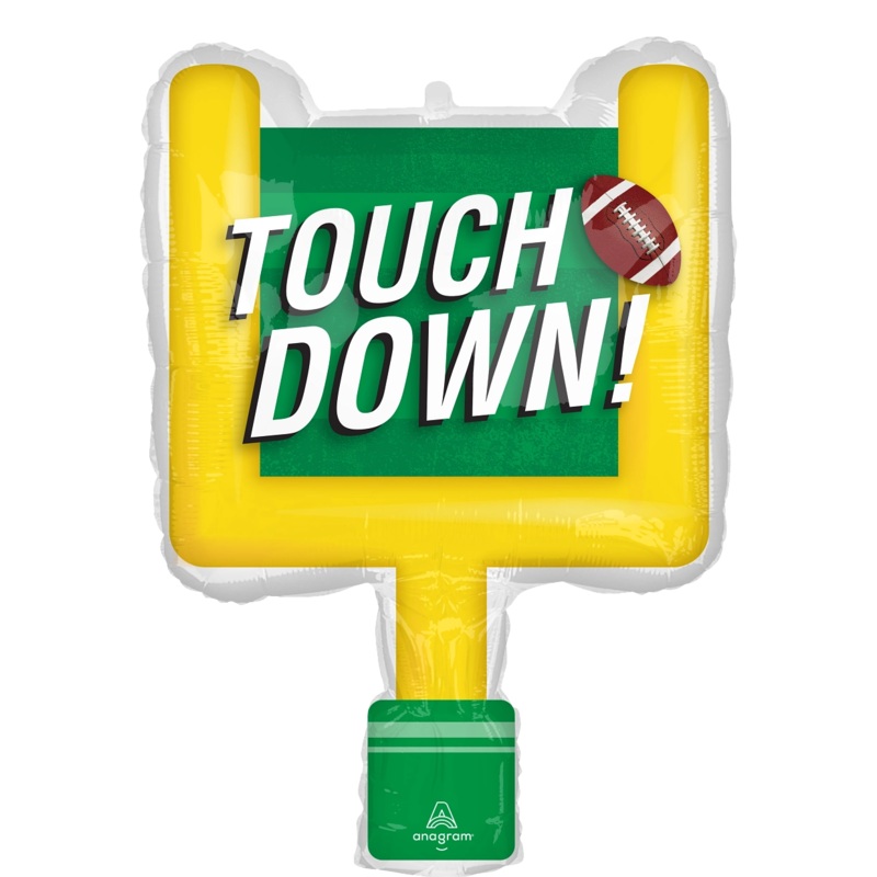 28" Jumbo Game Time Goal Post Foil Balloon