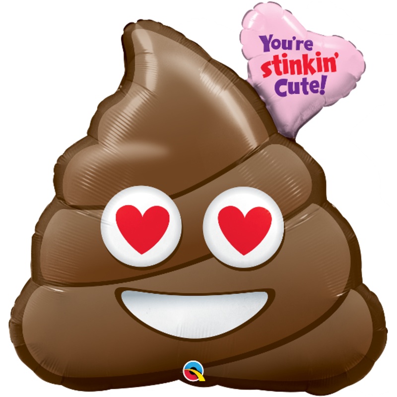 31" You're Stinkin' Cute! Foil Balloon