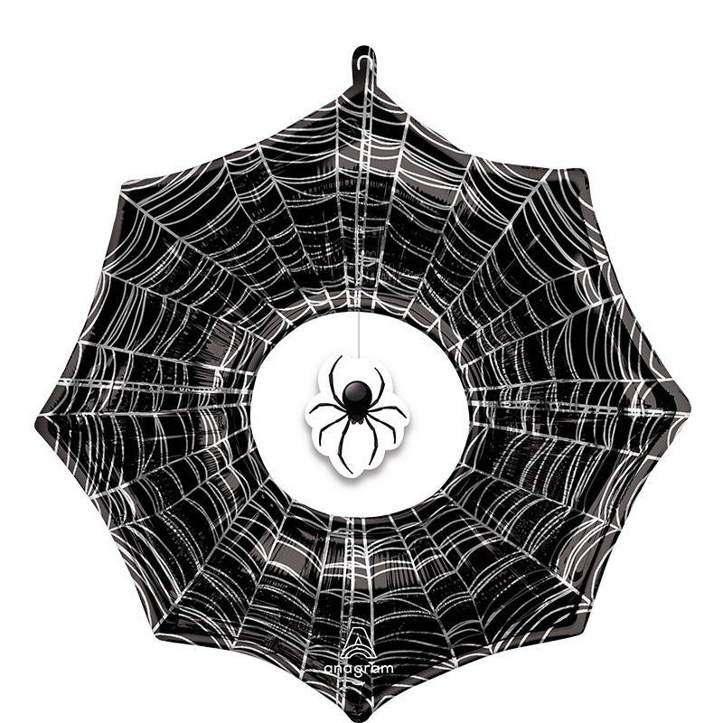 32" Doo-Dads Creepy Spider Web Foil Balloon