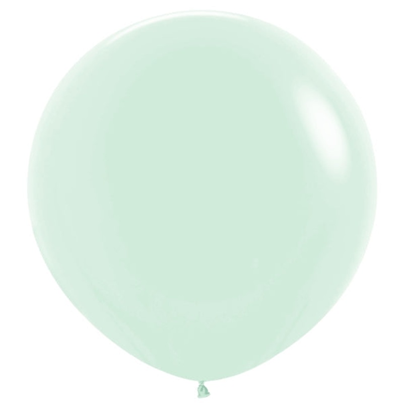 36" Betallatex/Sempertex Pastel Matte Green Latex Balloons (2 Per Bag)