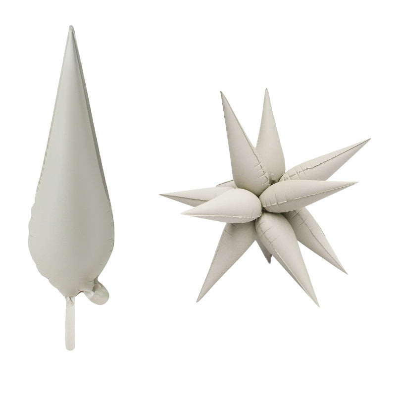 40" Matte Cream/Ivory Starburst Balloon (12 Piece Per Starburst Kit)