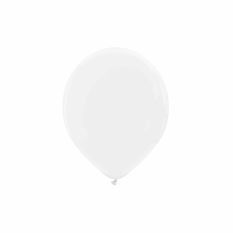 5" Cattex Premium Snow White Latex Balloons (100 Per Bag)