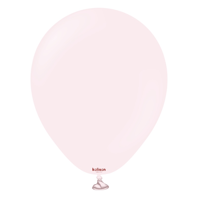 5" Kalisan Latex Balloons Standard Macaron Pale Pink (50 Per Bag)