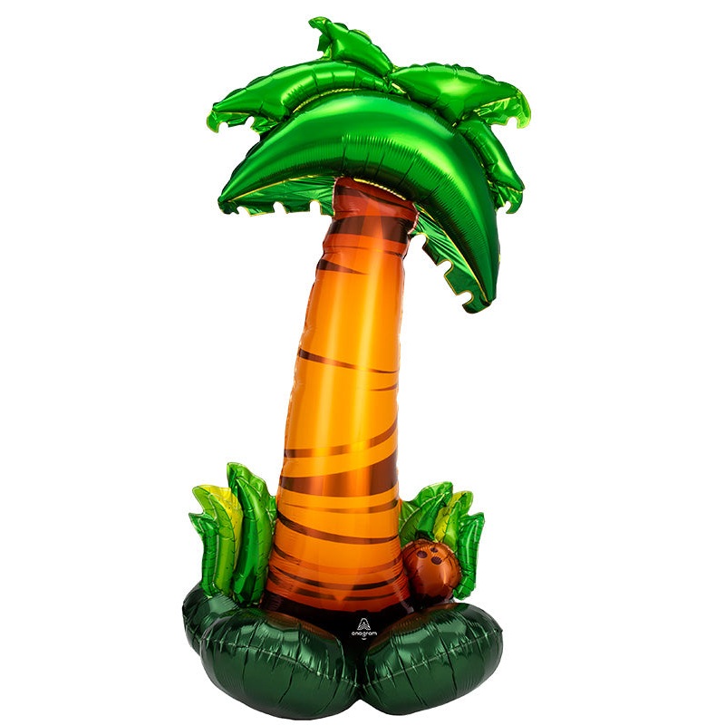 58" Airfill Only Airloonz Consumer Inflatable Palm Tree Foil Balloon