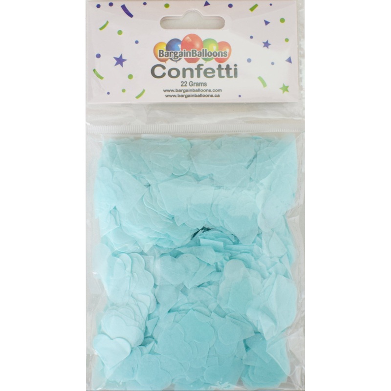 Balloon Confetti Dots 22 Grams Tissue Pastel Blue 2CM-Heart