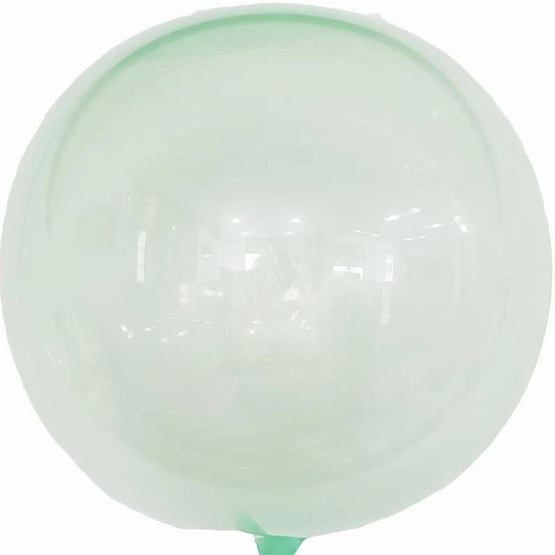 10" Crystal Colorful Bobo Balloon Green Prestretched (10 Per Bag)