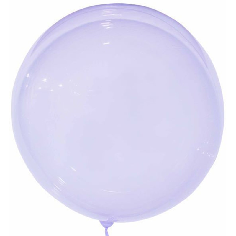10" Crystal Colorful Bobo Balloon Purple Prestretched (5 Per Bag)
