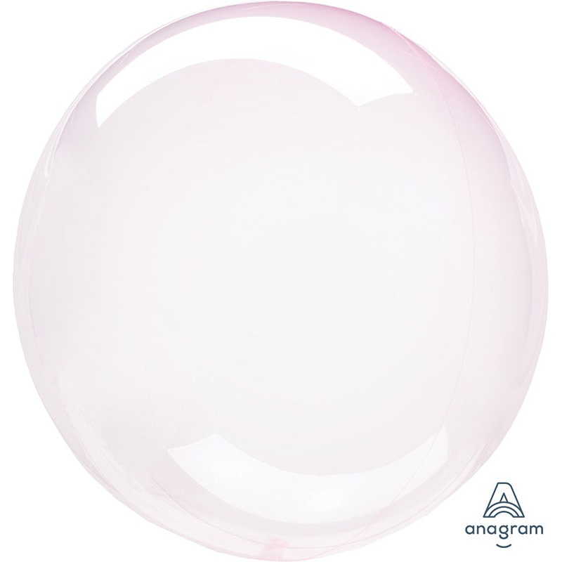 11" Crystal Clearz Petite Pink Crystal Clearz Balloon