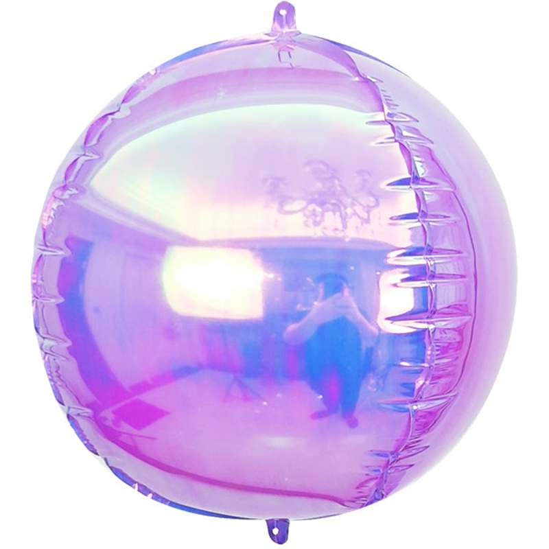 12" Airfill Balloon Pearl Lustrous Iridescent Purple *Do not Over Inflate. Inflates with wrinkles.*