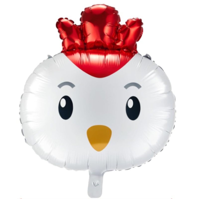 20" Chicken Head Foil Balloon