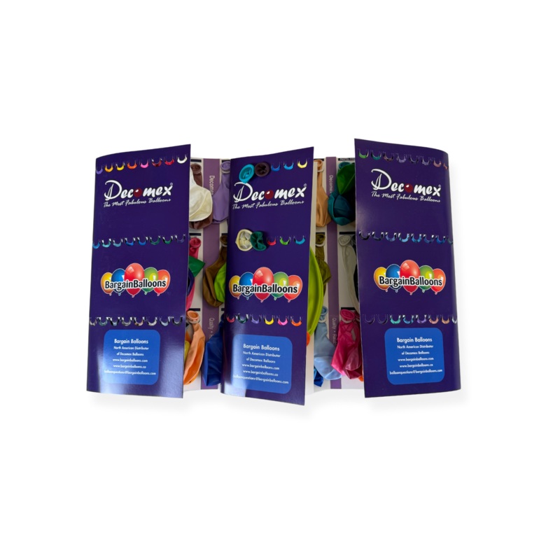 2025 Updated Version (Purple) Decomex Latex Balloons Color Portfolio