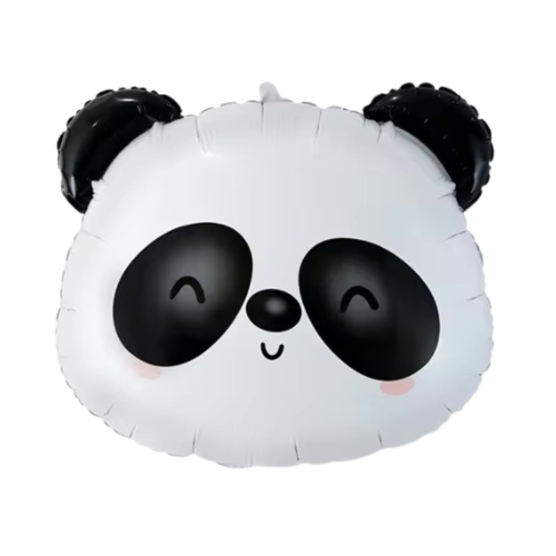 21" Panda Head Foil Balloon Brand Colour Wheel Value Line