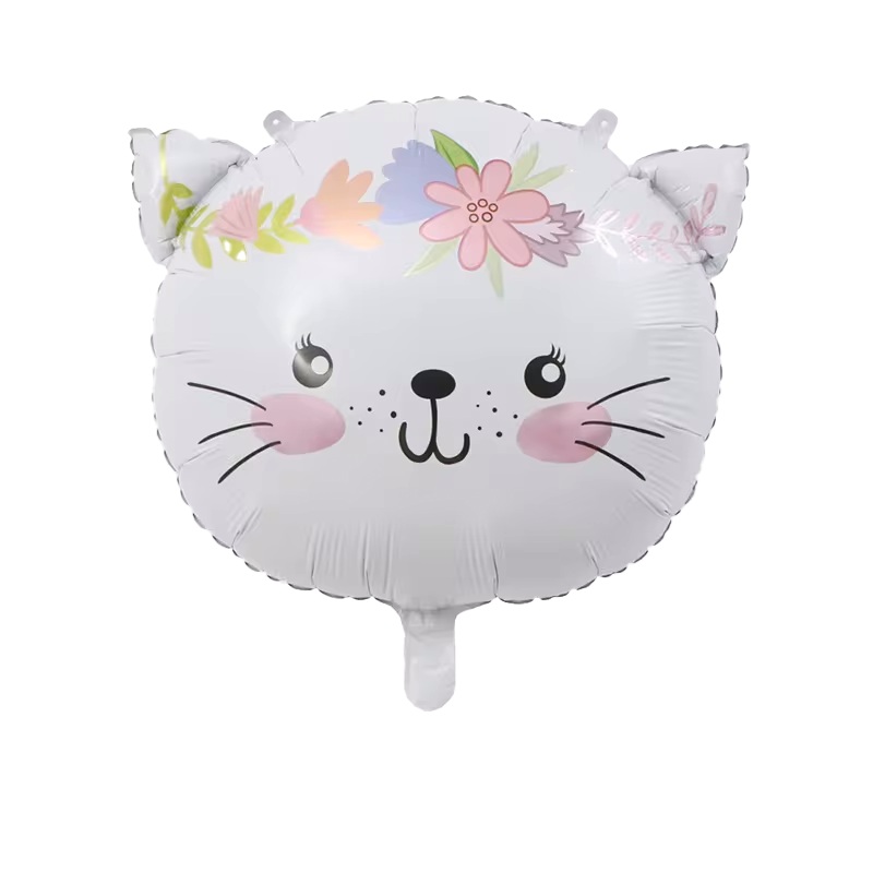 22" Cat Head Foil Balloon Brand Colour Wheel Value Line